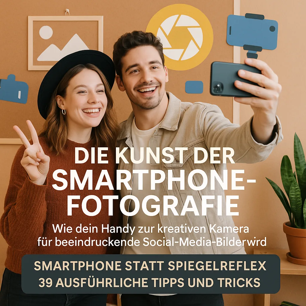 Die Kunst der Smartphone-Fotografie: Wie dein Handy zur kreativen Kamera für beeindruckende Social-Media-Bilder wird. Smartphone statt Spiegelreflex inkl. 37 ausführliche Tipps und Tricks für bessere Social-Media- und Smartphone-Fotografie