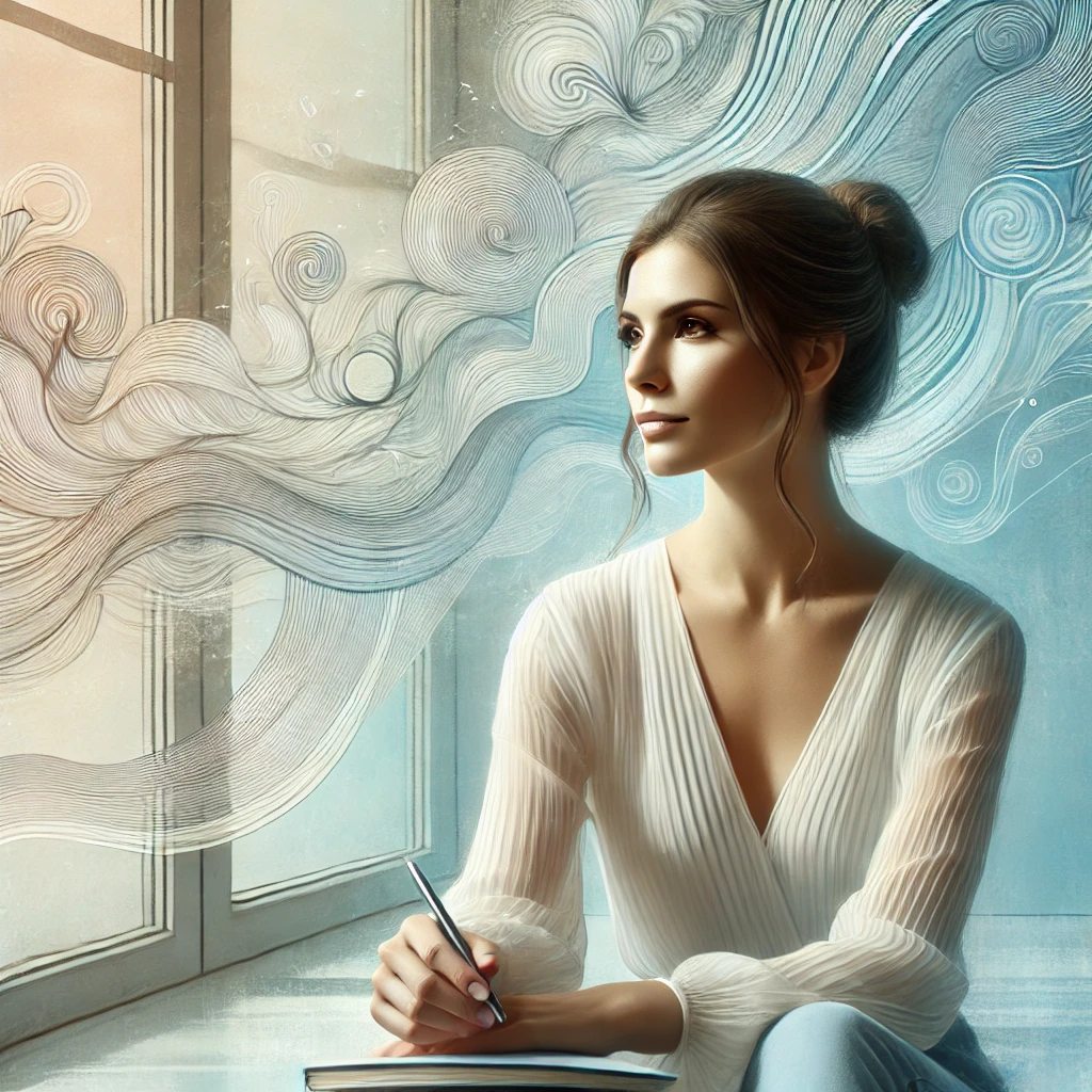 Gedankenfluss und bewusste Reflexion des Lebens. Der Schlüssel zur bewussten Auseinandersetzung mit Themen.