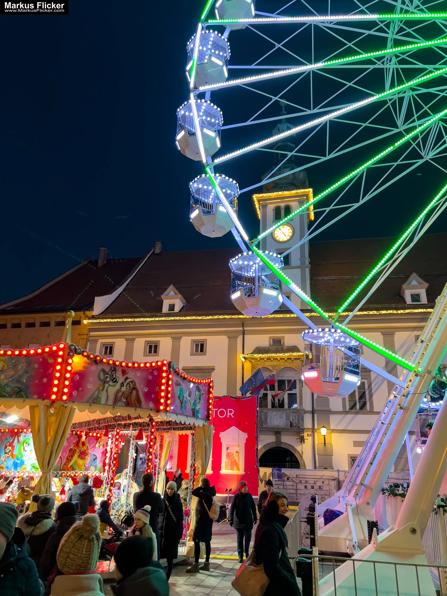 Magisches Maribor Weihnachtsmarkt Winterwunderland Advent im Winter Čarobni Maribor Riesenrad Slowenien Magisches Maribor Weihnachtsmarkt Winterwunderland Advent im Winter Čarobni Maribor Riesenrad