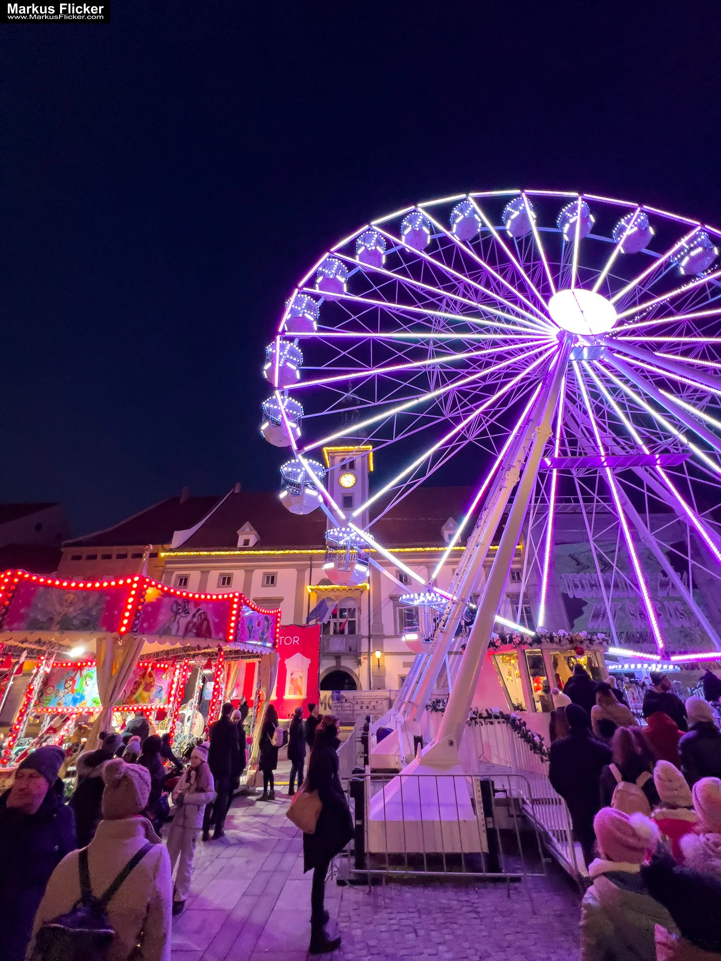 Magisches Maribor Weihnachtsmarkt Winterwunderland Advent im Winter Čarobni Maribor Riesenrad Slowenien Magisches Maribor Weihnachtsmarkt Winterwunderland Advent im Winter Čarobni Maribor Riesenrad