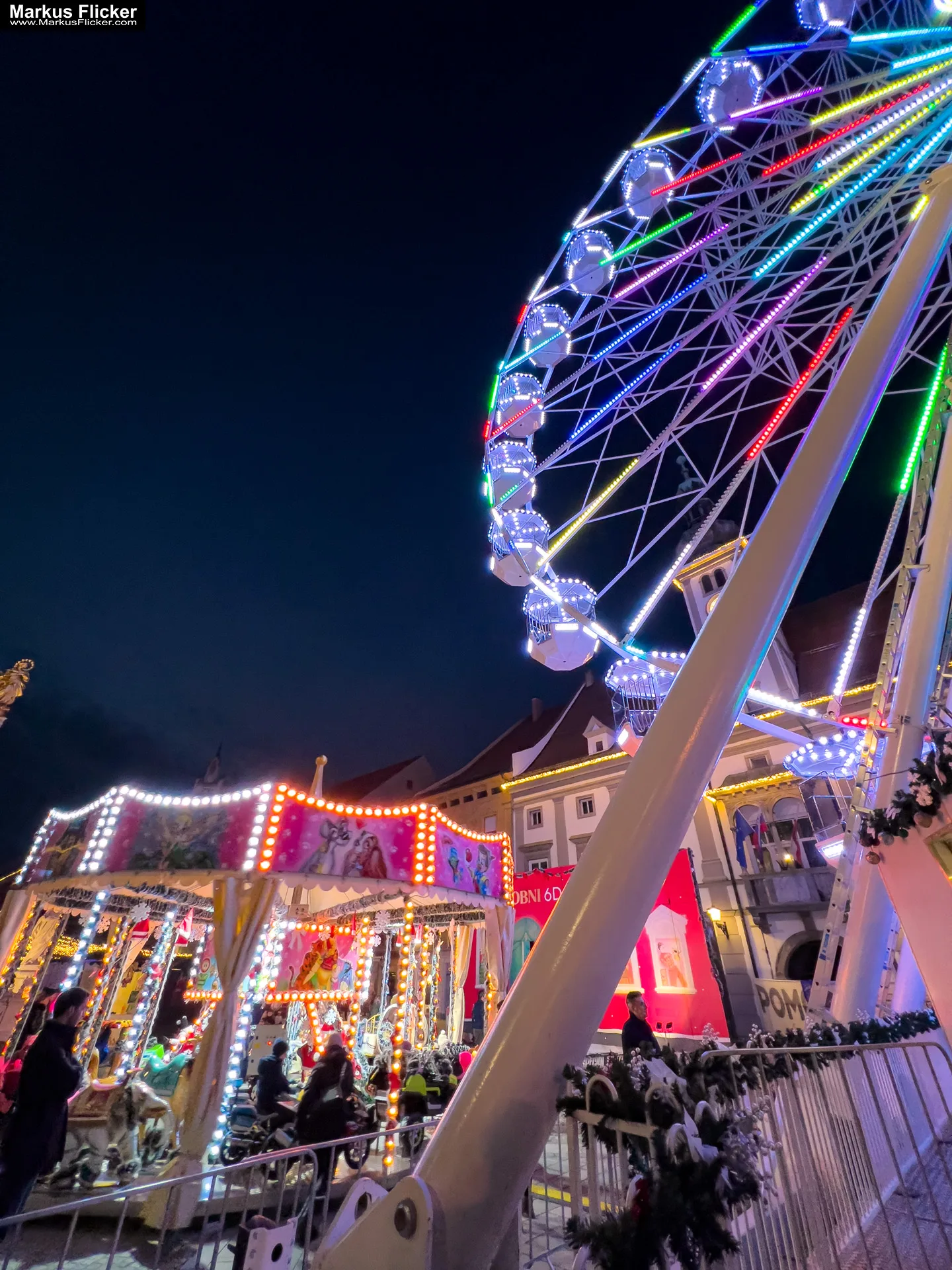 Magisches Maribor Weihnachtsmarkt Winterwunderland Advent im Winter Čarobni Maribor Riesenrad Slowenien Magisches Maribor Weihnachtsmarkt Winterwunderland Advent im Winter Čarobni Maribor Riesenrad