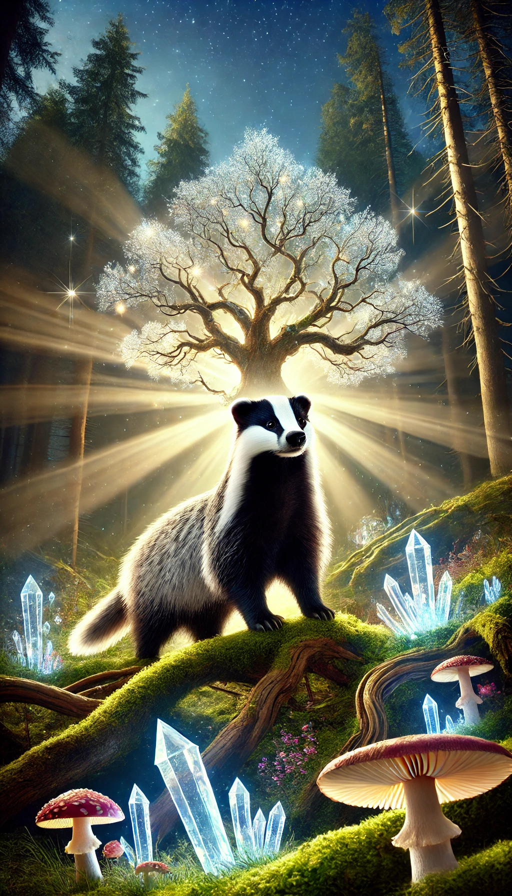 Der mutige Dachs und das Geheimnis des Zauberwaldes. 30 Spannende und lehrreiche Kindergeschichten im Wald. Die mutigen Freunde des Waldes. Abenteuer im Herzen des Zauberwaldes. Tierische Helden und ihre magischen Reisen.