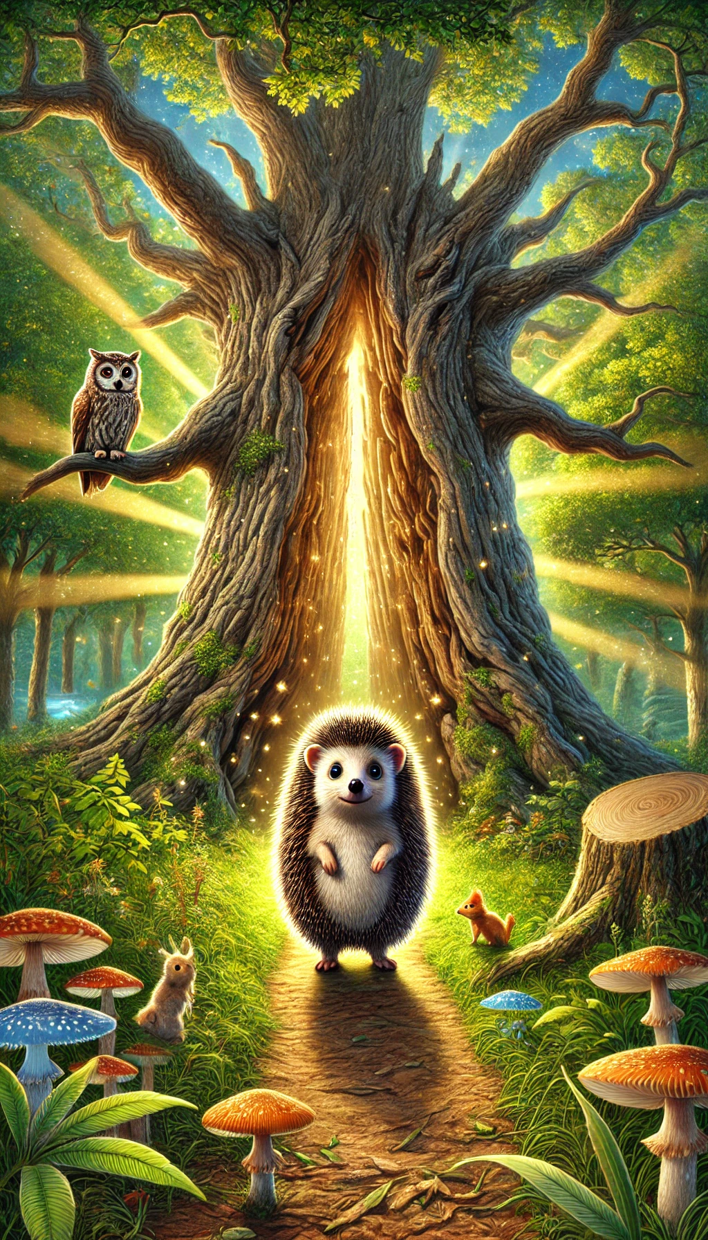 Der mutige Igel und das Geheimnis des Waldes. 30 Spannende und lehrreiche Kindergeschichten im Wald. Die mutigen Freunde des Waldes. Abenteuer im Herzen des Zauberwaldes. Tierische Helden und ihre magischen Reisen.