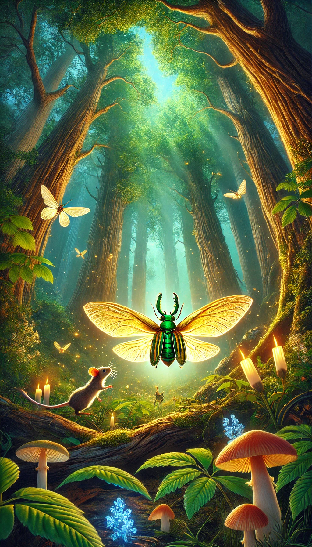 Der Käfer mit den goldenen Flügeln. 30 Spannende und lehrreiche Kindergeschichten im Wald. Die mutigen Freunde des Waldes. Abenteuer im Herzen des Zauberwaldes. Tierische Helden und ihre magischen Reisen. Der Käfer mit den goldenen Flügeln. 30 Spannende und lehrreiche Kindergeschichten im Wald. Die mutigen Freunde des Waldes. Abenteuer im Herzen des Zauberwaldes. Tierische Helden und ihre magischen Reisen.