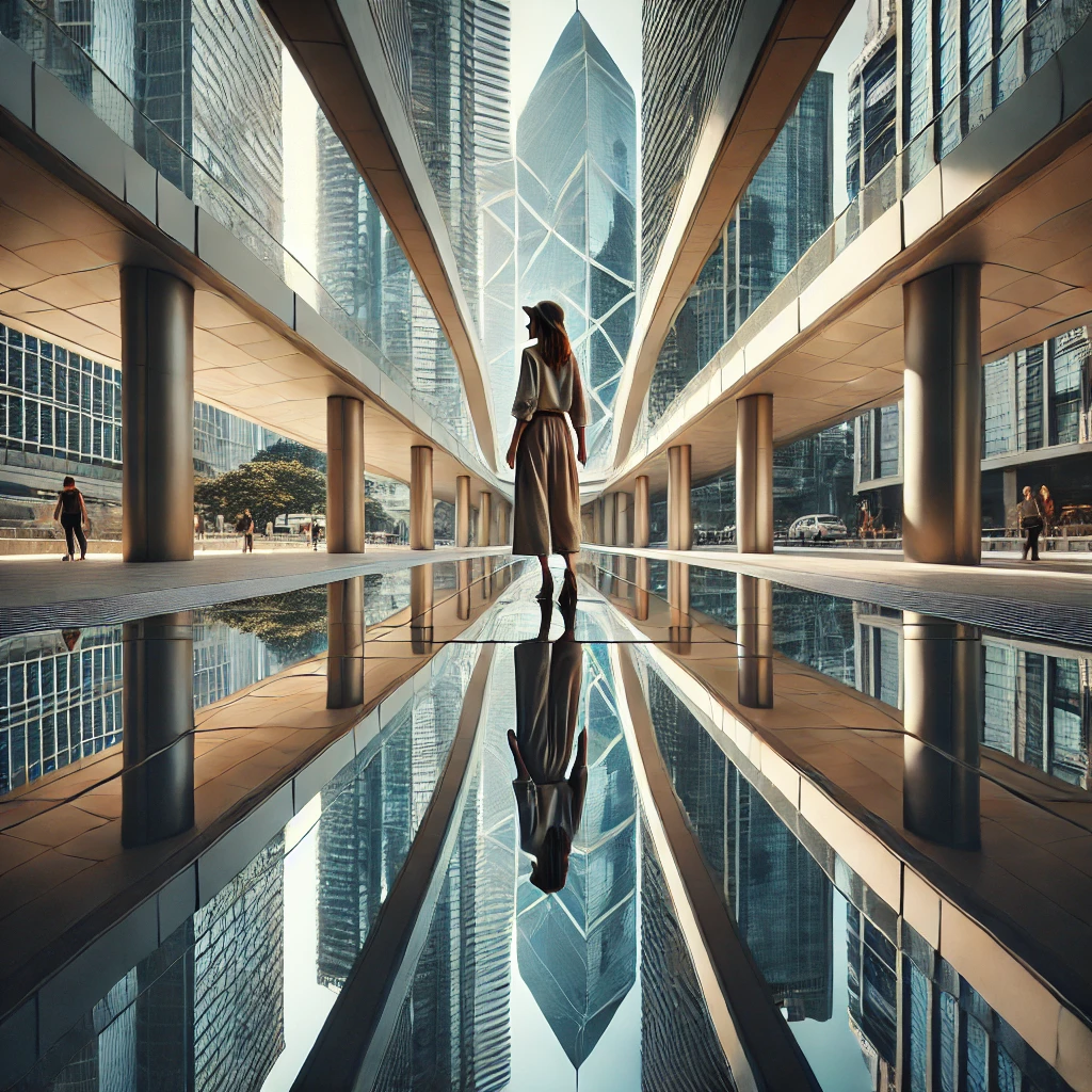 Kreative DIY-Fotografie – Zuhause, in der Stadt und in der Natur inkl. 37 Tipps und Tricks Reflektionen und Symmetrien in urbanen Räumen für DIY Fotografie. Kreative DIY-Fotografie – Zuhause, in der Stadt und in der Natur