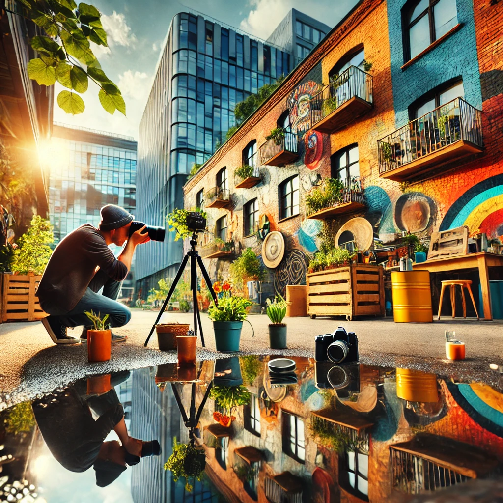Kreative DIY-Fotografie – Zuhause, in der Stadt und in der Natur inkl. 37 Tipps und Tricks Interaktion mit dem städtischen Umfeld für DIY Fotografie. Kreative DIY-Fotografie – Zuhause, in der Stadt und in der Natur