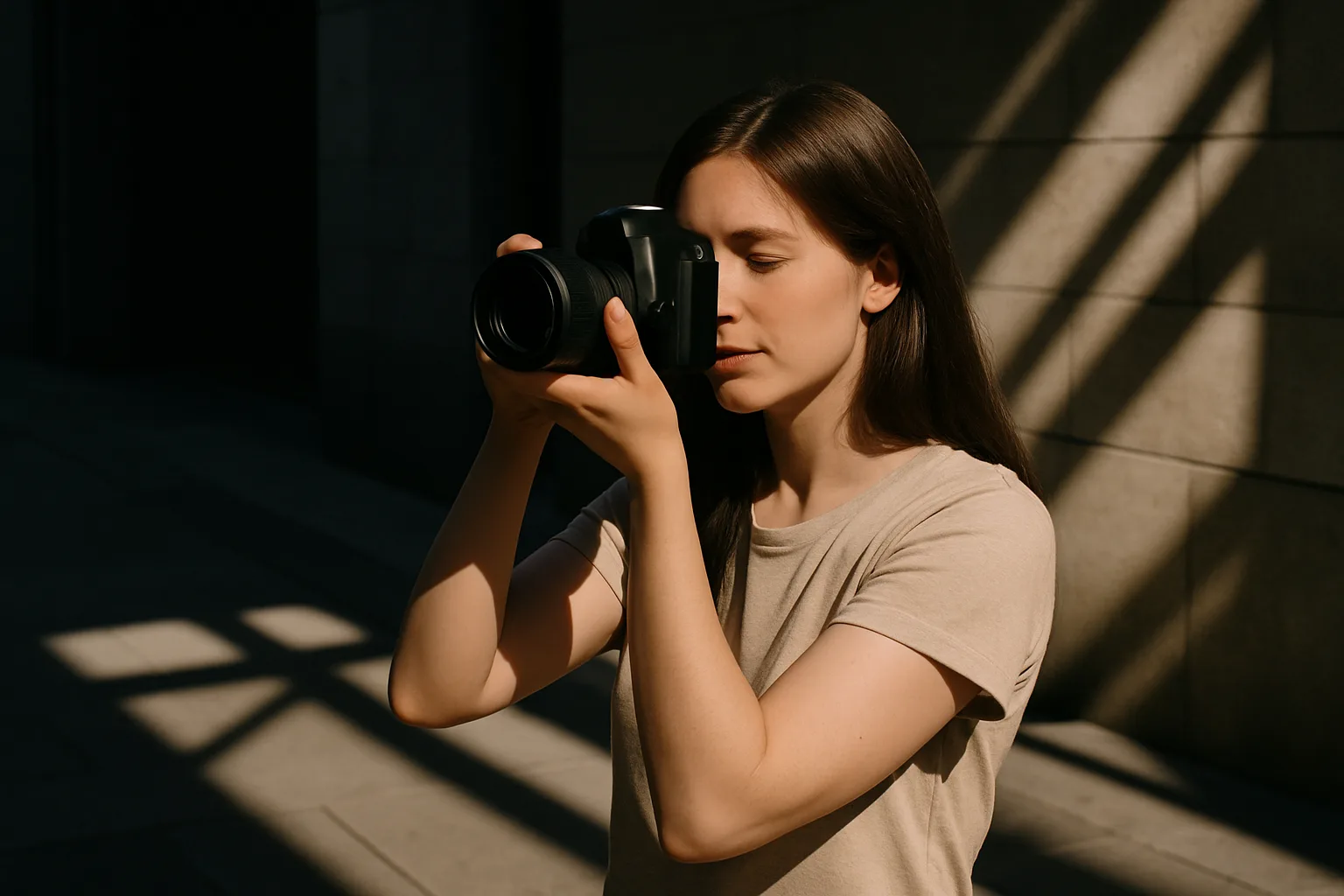 Licht und Schatten in der Stadt für DIY Fotografie. Kreative DIY-Fotografie – Zuhause, in der Stadt und in der Natur