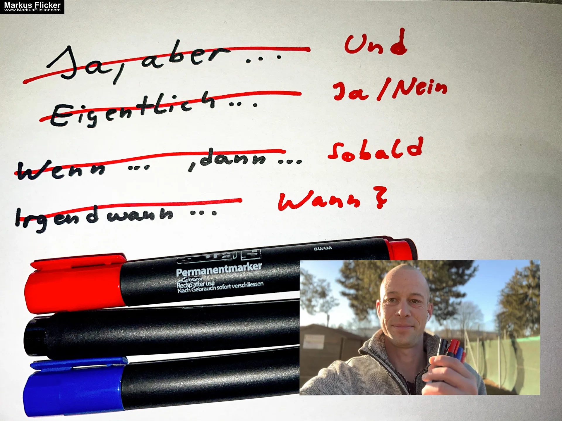 Aber, Wenn, Irgendwann, Eigentlich, … Wörter die du aus deinem Wortschatz streichen kannst, und deinem Hirn durch weglassen gutes tun kannst. #GedankenZumLeben