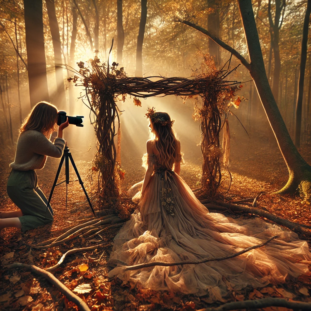 Requisiten aus der Natur einbauen. Kreative Experimente in der Natur für DIY-Fotoprojekte