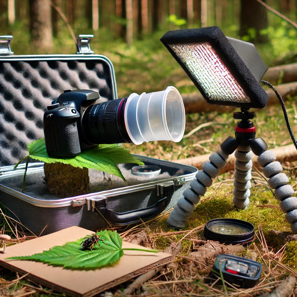 DIY-Hilfsmittel für Outdoor-Makroaufnahmen für DIY-Fotoprojekte