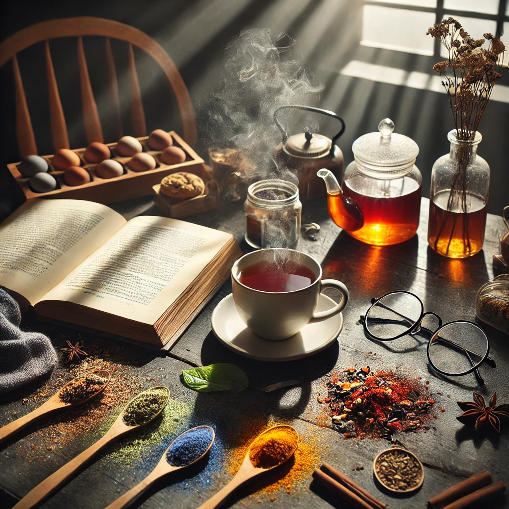 Arrangements aus Alltagsgegenständen für DIY-Fotoprojekte