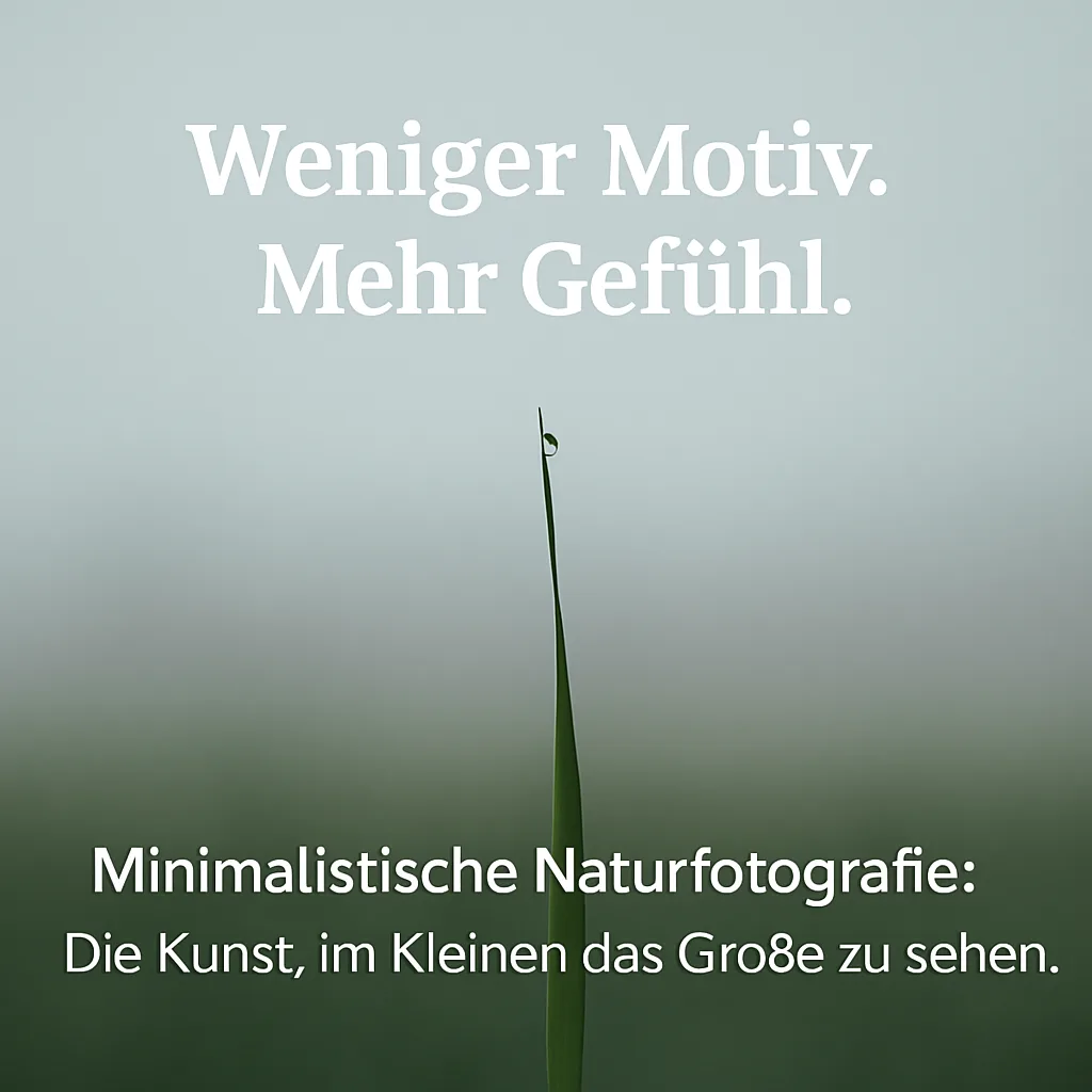 Minimalistische Naturaufnahmen für DIY-Fotoprojekte