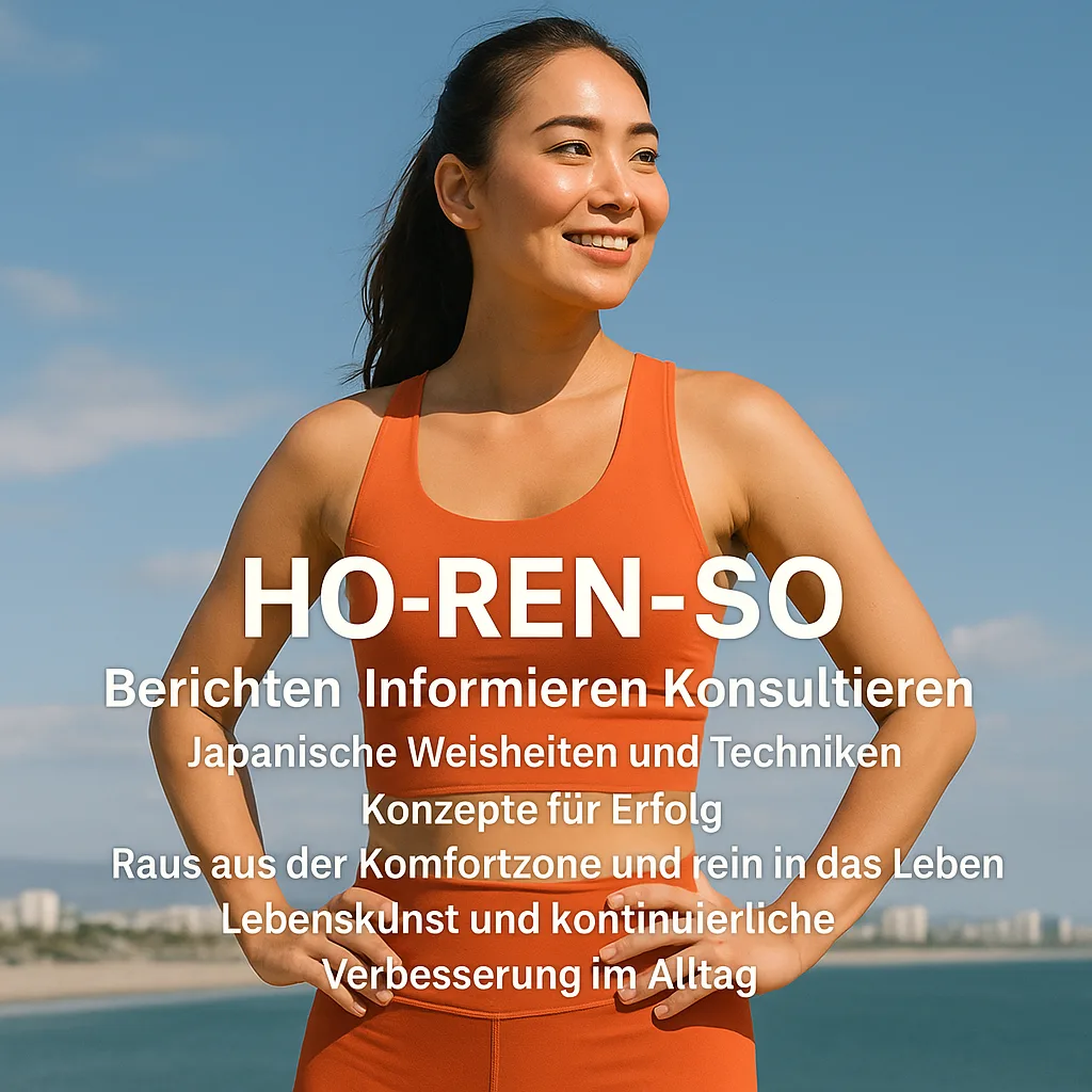 Ho-Ren-So: Berichten Informieren Konsultieren. Japanische Weisheiten und Techniken. Konzepte für Erfolg. Raus aus der Komfortzone und rein in das Leben. Lebenskunst und kontinuierliche Verbesserung im Alltag.
