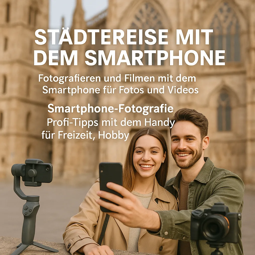 Städtereise mit dem Smartphone. Fotografieren und Filmen mit dem Smartphone für Fotos und Videos: Smartphone-Fotografie: Profi-Tipps mit dem Handy für Freizeit, Hobby und Business