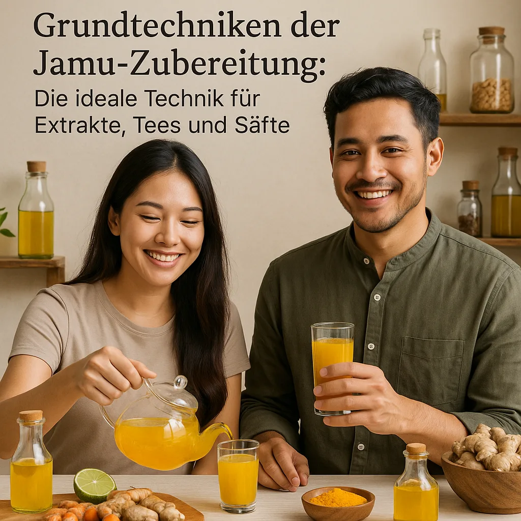Grundtechniken der Jamu-Zubereitung: Die ideale Technik für Extrakte, Tees und Säfte