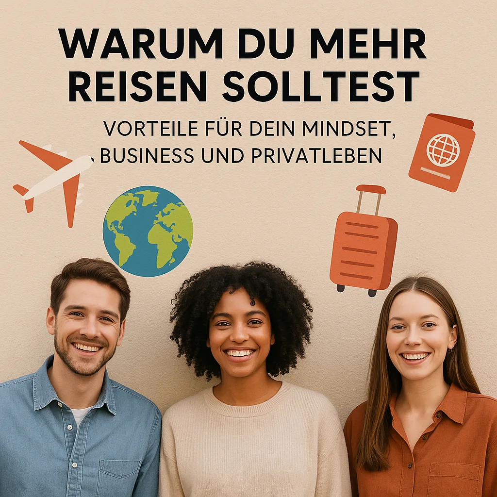 Warum du mehr reisen solltest: Vorteile für dein Mindset, Business und Privatleben inkl. 37 ausführliche Tipps und Tricks Warum du mehr reisen solltest: Vorteile für dein Mindset, Business und Privatleben inkl. 37 ausführliche Tipps und Tricks
