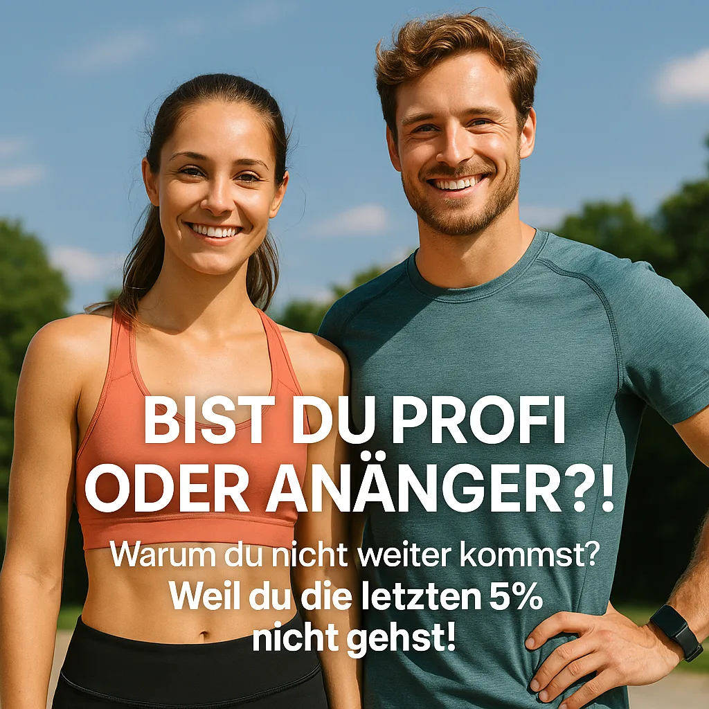 Bist du Profi oder Anfänger?! Warum du nicht weiter kommst? Weil du die letzten 5% nicht gehst! #GedankenZumLeben