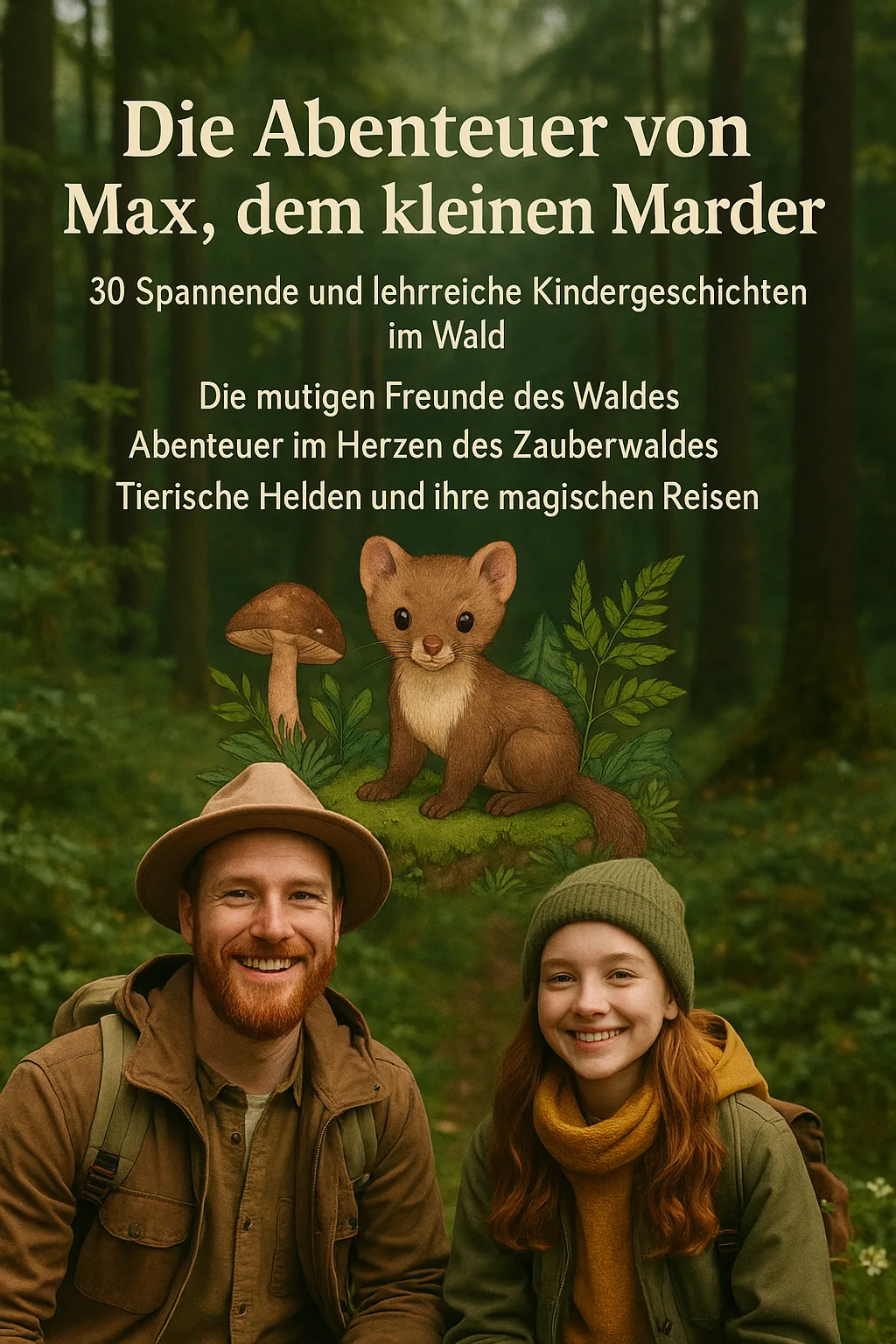 Die Abenteuer von Max, dem kleinen Marder. 30 Spannende und lehrreiche Kindergeschichten im Wald. Die mutigen Freunde des Waldes. Abenteuer im Herzen des Zauberwaldes. Tierische Helden und ihre magischen Reisen.
