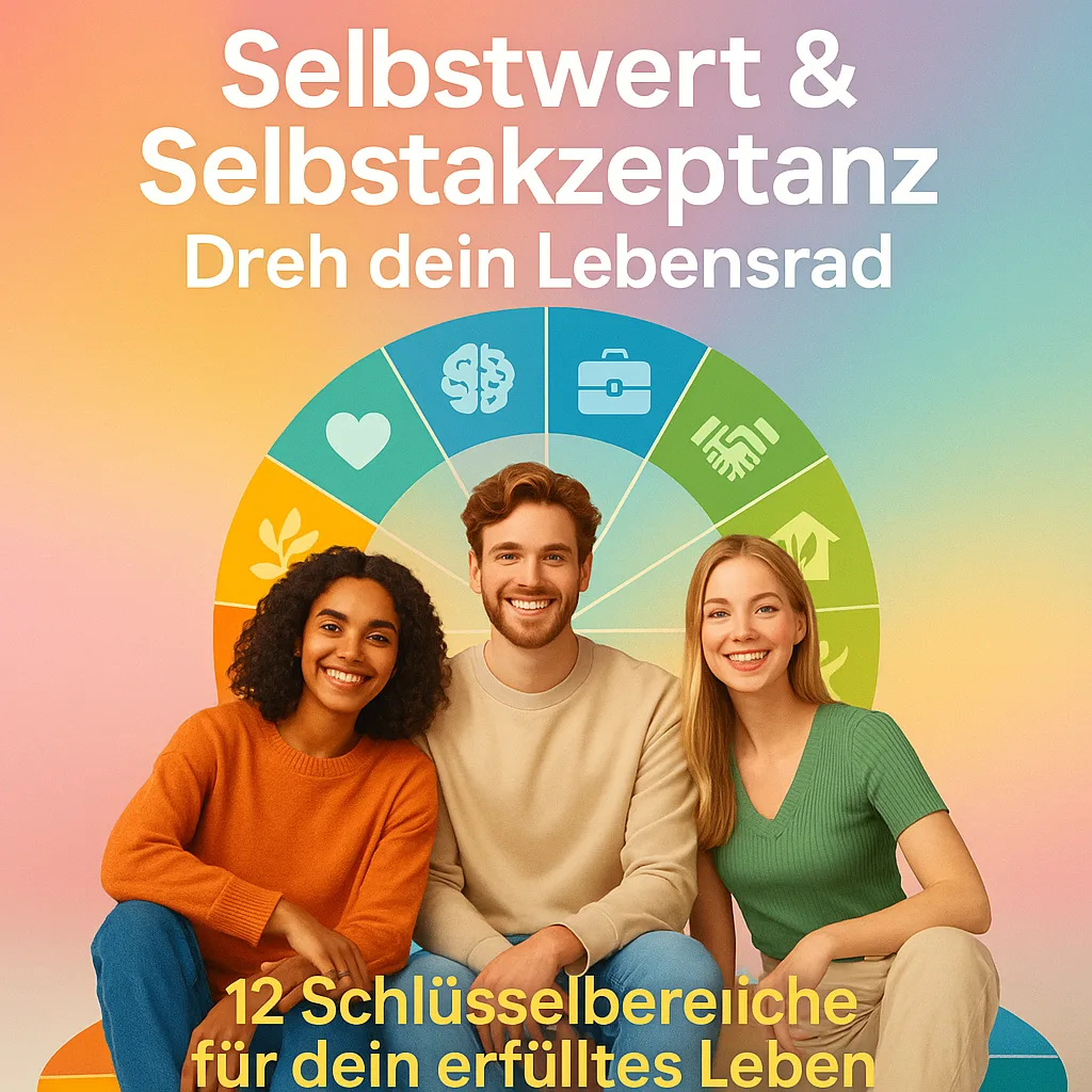 Selbstwertgefühl und Selbstakzeptanz für dein persönliches Wohlbefinden. Dein Lebensrad drehen: 12 Schlüsselbereiche für ein Erfülltes Leben: Die 12 Lebensbereiche: Dein Schlüssel zu Glück und Erfolg