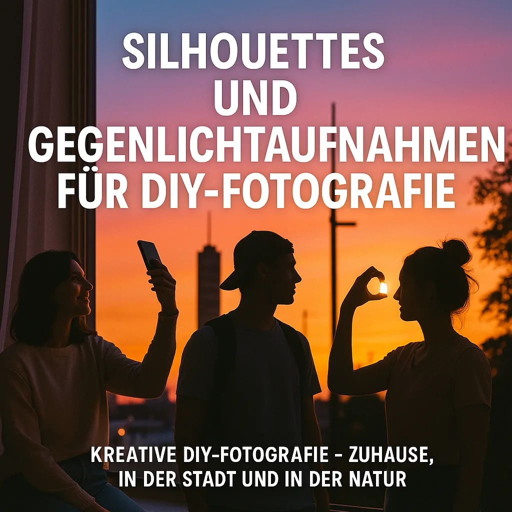 Silhouetten und Gegenlichtaufnahmen für DIY Fotografie. Kreative DIY-Fotografie – Zuhause, in der Stadt und in der Natur inkl. 37 Tipps und Tricks