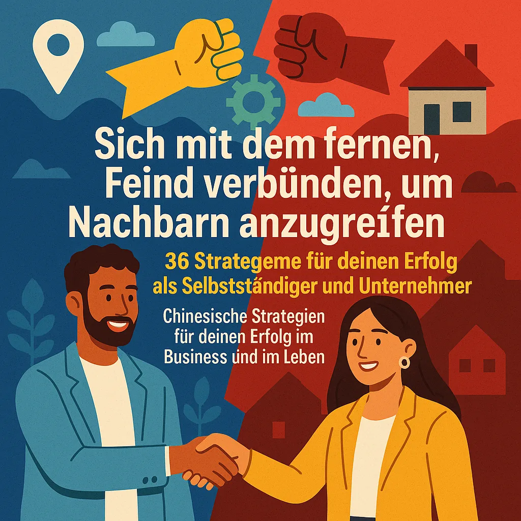 Sich mit dem fernen Feind verbünden, um Nachbarn anzugreifen. 36 Strategeme für deinen Erfolg als Selbstständiger und Unternehmer: Chinesische Strategien für deinen Erfolg im Business und im Leben