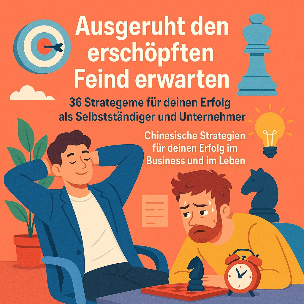 Ausgeruht den erschöpften Feind erwarten. 36 Strategeme für deinen Erfolg als Selbstständiger und Unternehmer: Chinesische Strategien für deinen Erfolg im Business und im Leben Ausgeruht den erschöpften Feind erwarten. 36 Strategeme für deinen Erfolg als Selbstständiger und Unternehmer: Chinesische Strategien für deinen Erfolg im Business und im Leben