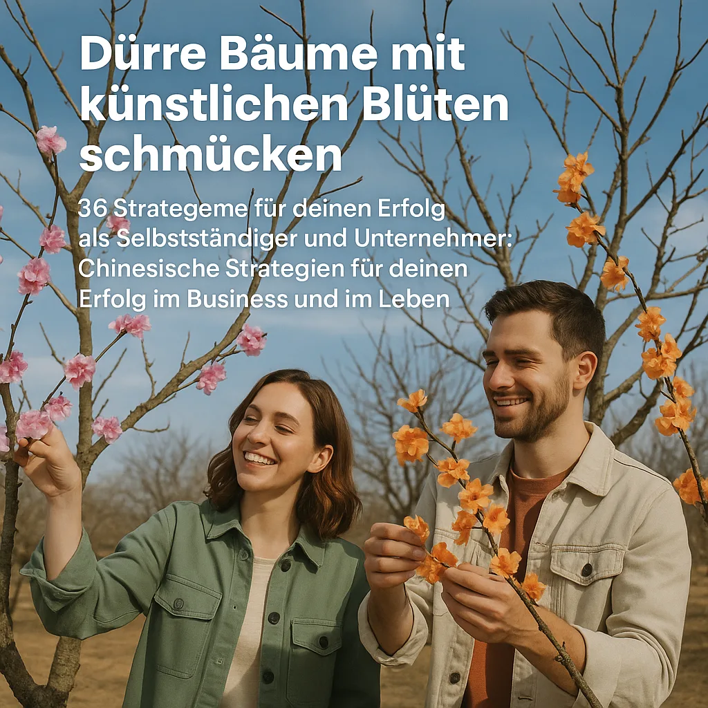Dürre Bäume mit künstlichen Blüten schmücken. 36 Strategeme für deinen Erfolg als Selbstständiger und Unternehmer: Chinesische Strategien für deinen Erfolg im Business und im Leben