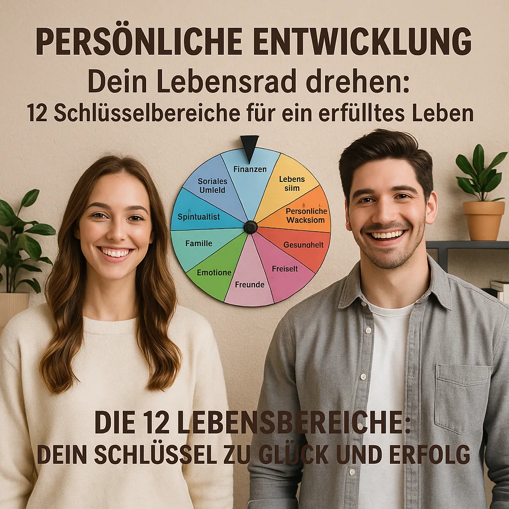 Persönliche Entwicklung. Dein Lebensrad drehen: 12 Schlüsselbereiche für ein Erfülltes Leben: Die 12 Lebensbereiche: Dein Schlüssel zu Glück und Erfolg