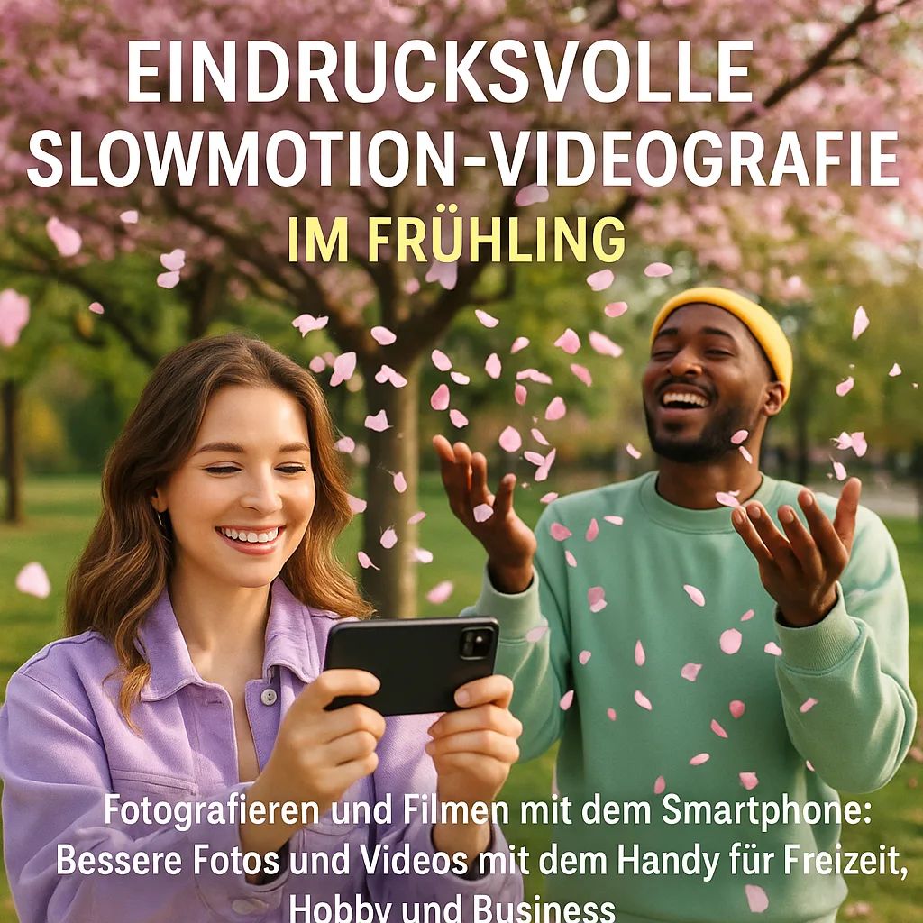 Eindrucksvolle Slowmotion Videografie mit dem Smartphone im Frühling Frühlingsanfang Videography. Fotografieren und Filmen mit dem Smartphone: Bessere Fotos und Videos mit dem Handy für Freizeit, Hobby und Business Eindrucksvolle Slowmotion Videografie mit dem Smartphone im Frühling Frühlingsanfang Videography. Fotografieren und Filmen mit dem Smartphone: Bessere Fotos und Videos mit dem Handy für Freizeit, Hobby und Business