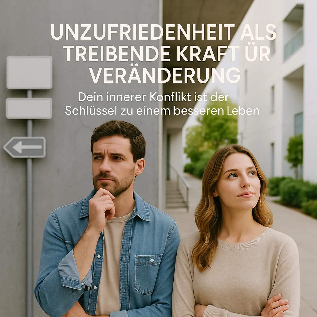 Unzufriedenheit als treibende Kraft für Veränderung: Warum dein innerer Konflikt der Schlüssel zu einem besseren Leben sein kann