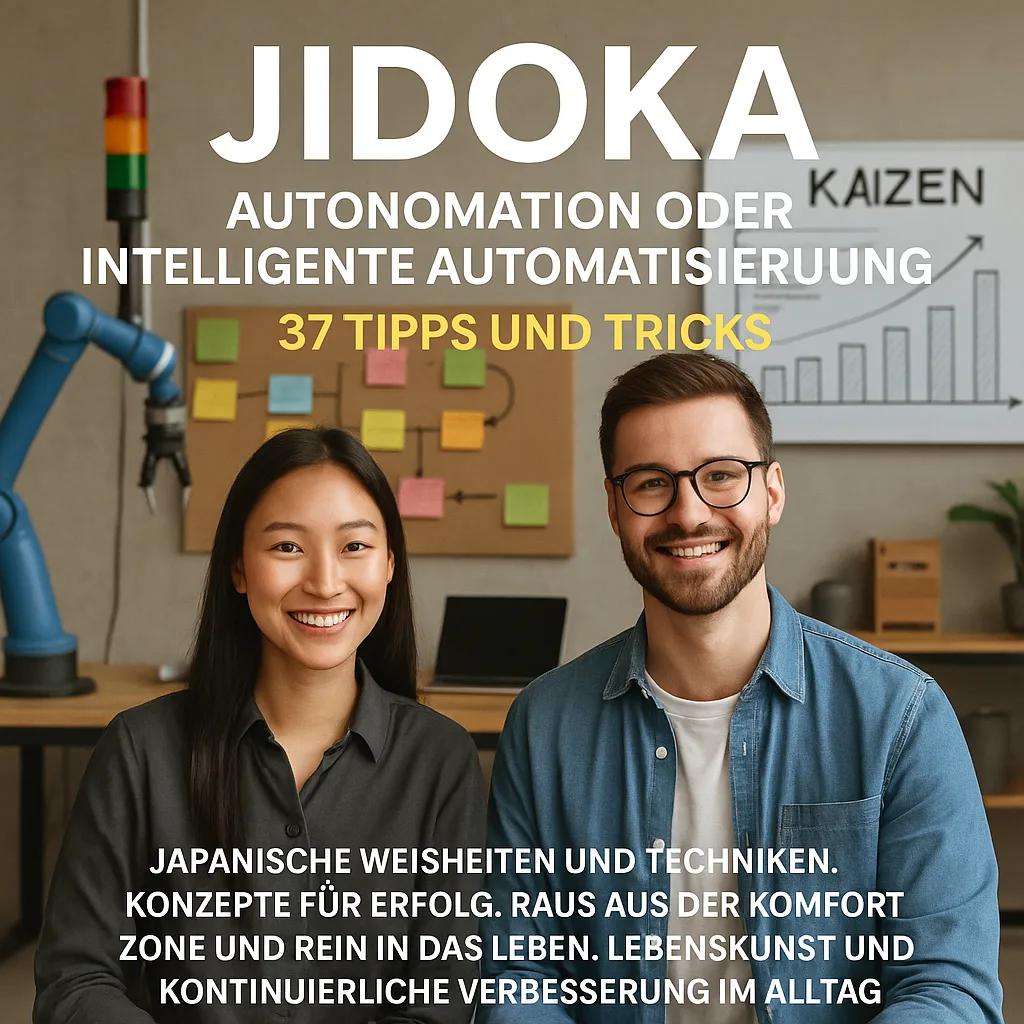 Jidoka: Autonomation oder intelligente Automatisierung inkl. 37 Tipps und Tricks. Japanische Weisheiten und Techniken. Konzepte für Erfolg. Raus aus der Komfortzone und rein in das Leben. Lebenskunst und kontinuierliche Verbesserung im Alltag.