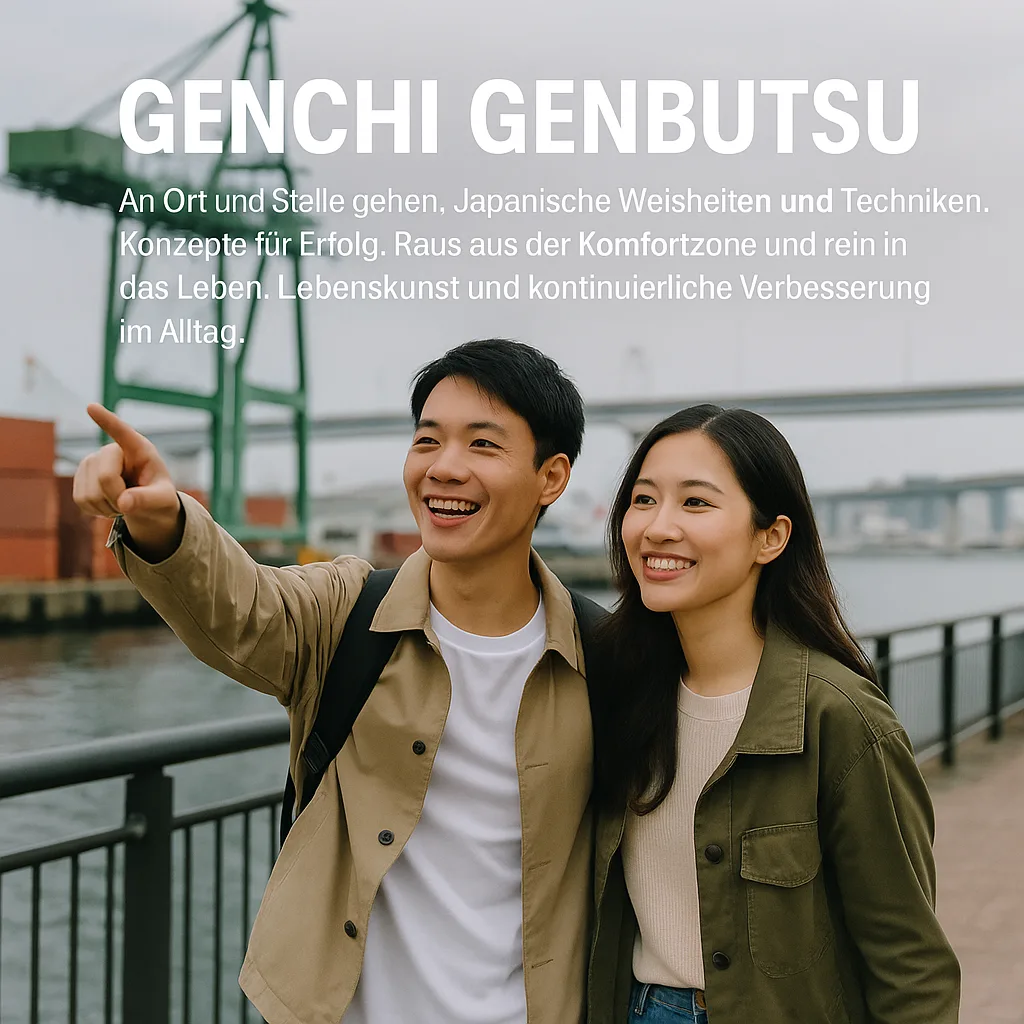 Genchi Genbutsu: an Ort und Stelle gehen. Japanische Weisheiten und Techniken. Konzepte für Erfolg. Raus aus der Komfortzone und rein in das Leben. Lebenskunst und kontinuierliche Verbesserung im Alltag.