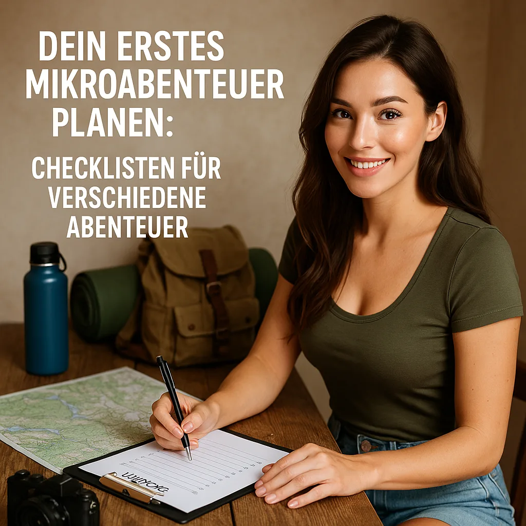 Dein erstes Mikroabenteuer planen: Checklisten für verschiedene Abenteuer. Inspiration und 6 praktische Tipps für unvergessliche Erlebnisse Dein erstes Mikroabenteuer planen: Checklisten für verschiedene Abenteuer. Inspiration und praktische Tipps für unvergessliche Erlebnisse. Die Macht der Mikroabenteuer: Kleine Auszeiten für große Erlebnisse: Entdecke die Abenteuer vor deiner Tür!