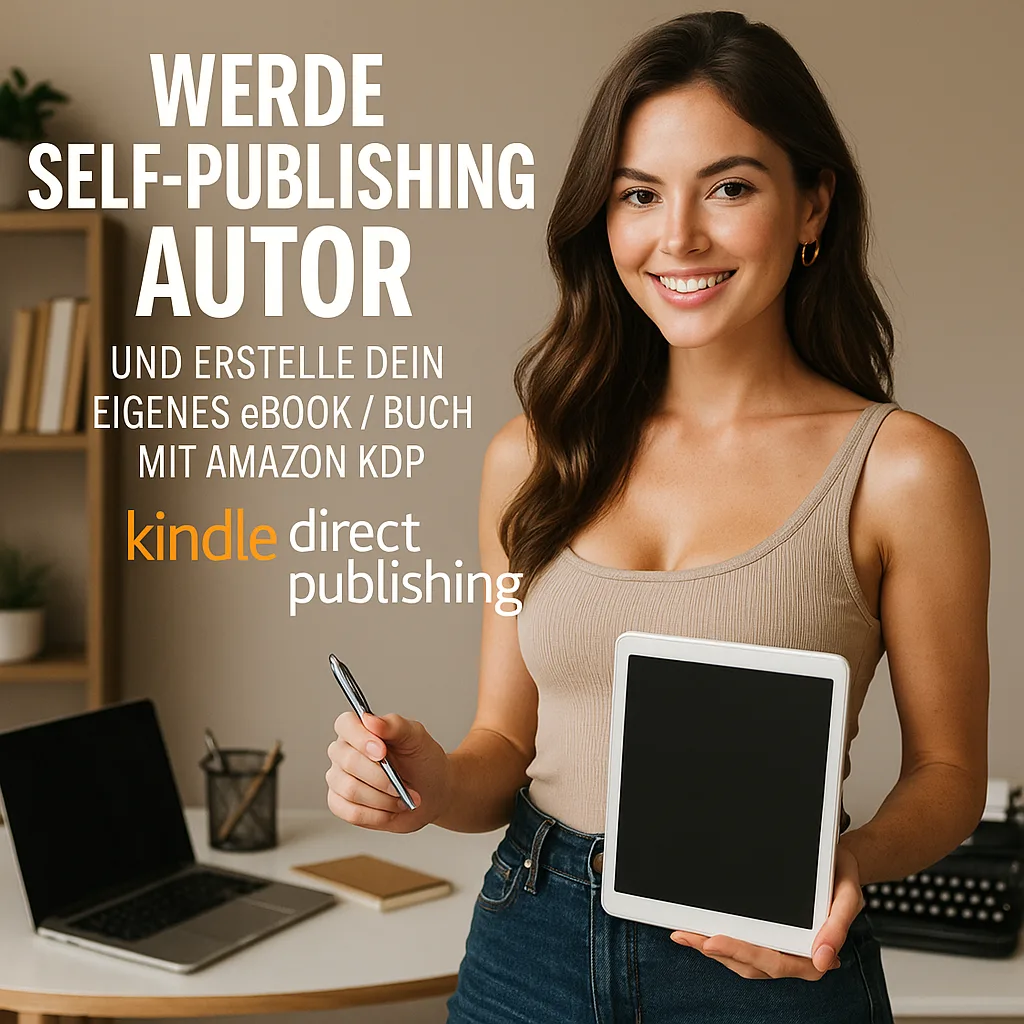 Werde Self-Publishing Autor und erstelle dein eigenes eBook / Buch mit Amazon KDP Kindle Direct Publishing für Selbstpublikationen