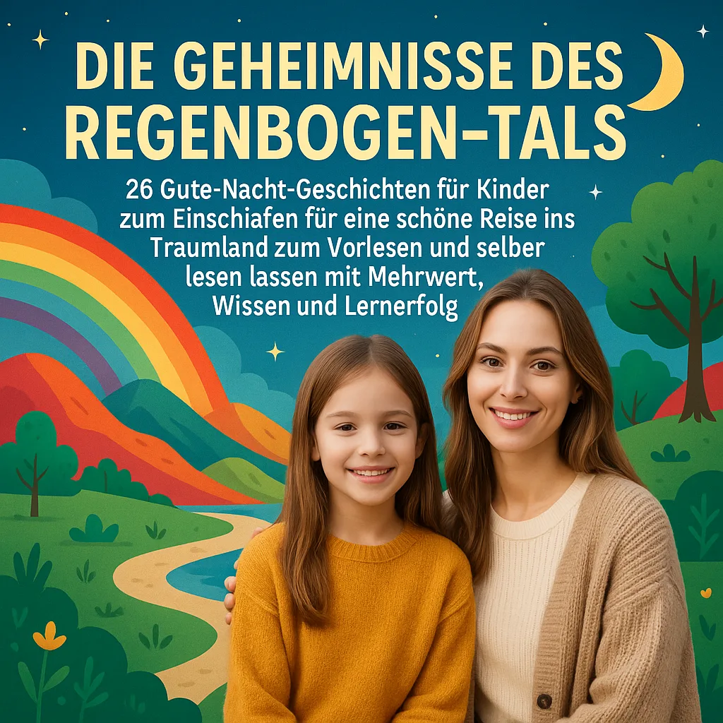 Die Geheimnisse des Regenbogen-Tals. 26 Gute Nacht Geschichten für Kinder zum Einschlafen für eine schöne Reise ins Traumland zum Vorlesen und selber lesen lassen mit Mehrwert, Wissen und Lernerfolg Kinderbuch