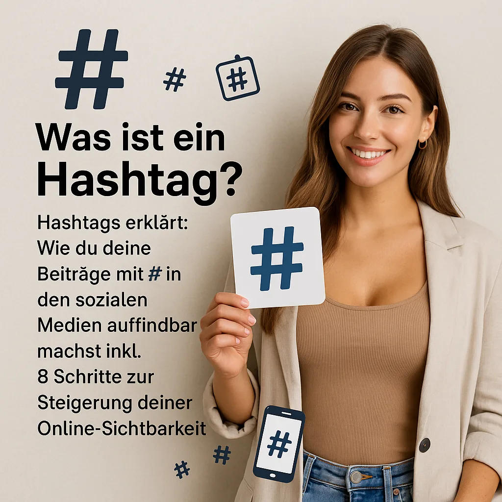 Was ist ein Hashtag? Hashtags erklärt: Wie du deine Beiträge mit # in den sozialen Medien auffindbar machst inkl. 8 Schritte zur Steigerung deiner Online-Sichtbarkeit