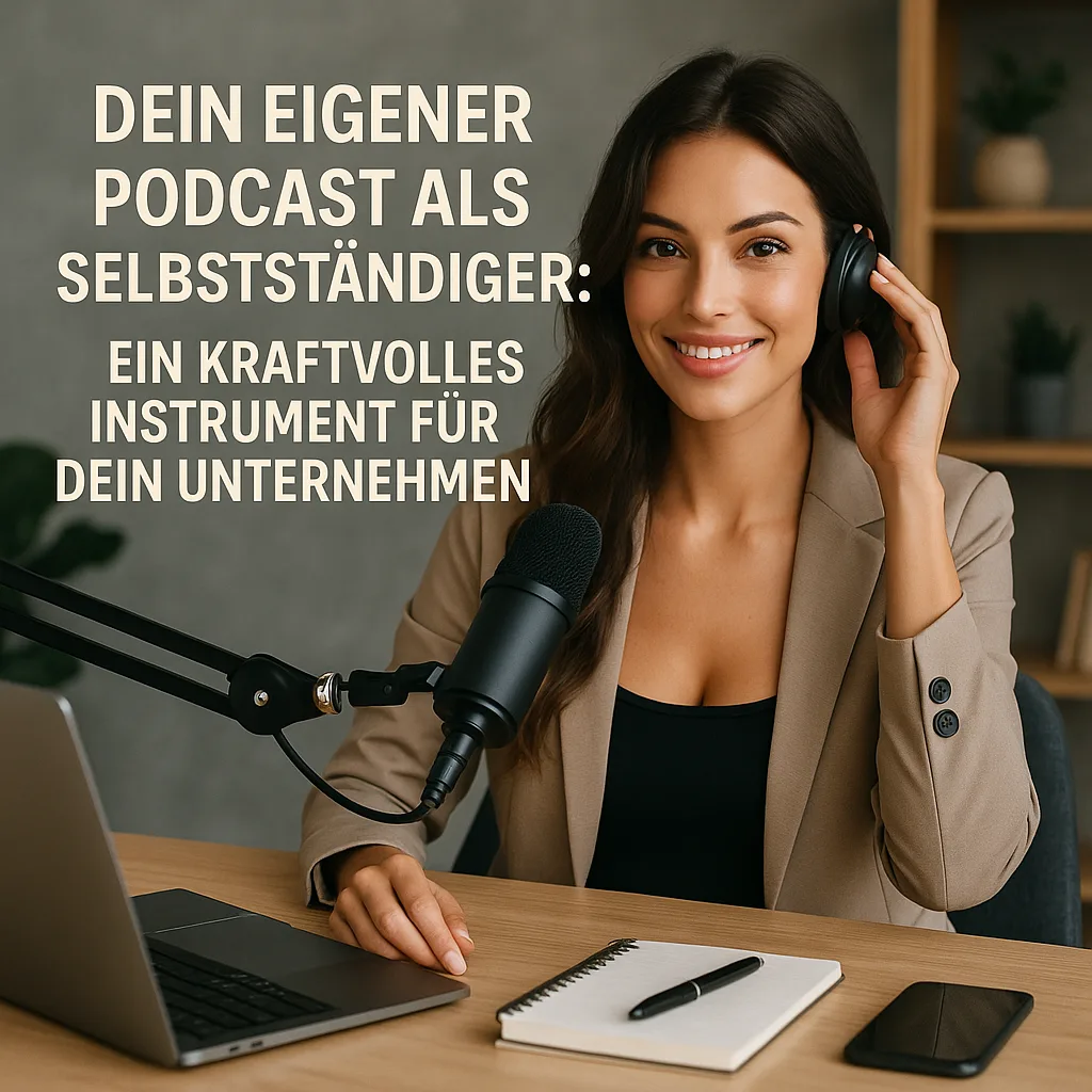 Mehr über den Artikel erfahren Dein eigener Podcast als Selbstständiger: Ein kraftvolles Instrument für dein Unternehmen. Starte! JETZT mit Spotify (Anchor) für Podcasters. Wie werde ich im Internet sichtbar?!: Starte mit Social Media für Erfolg durch deinen Online Auftritt und mehr Sichtbarkeit