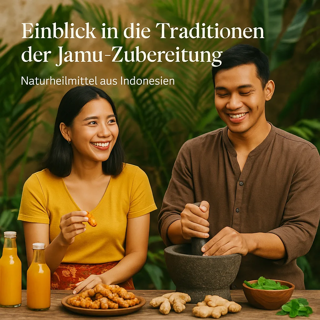 Einblick in die Traditionen der Jamu-Zubereitung: Ein Naturheilmittel aus Indonesien