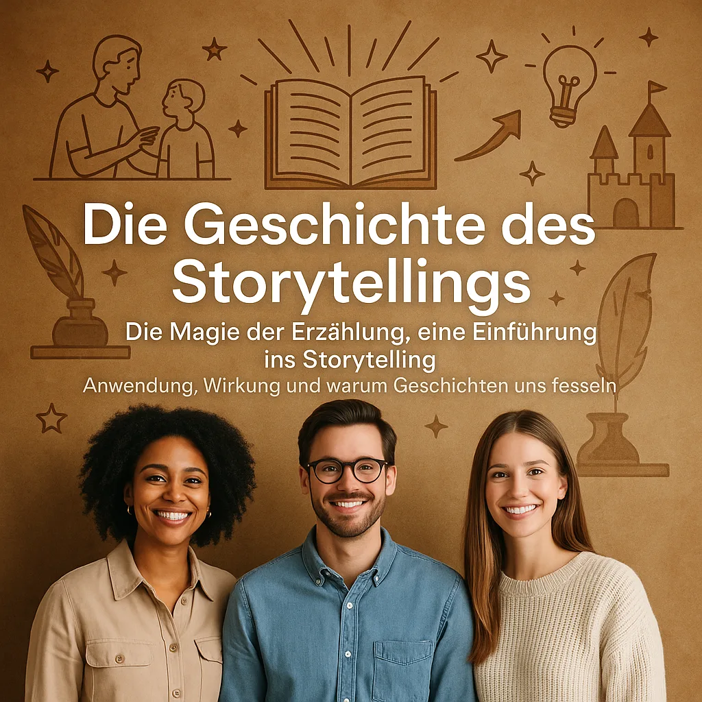 Die Geschichte des Storytellings. Die Magie der Erzählung, eine Einführung ins Storytelling. Anwendung, Wirkung und warum Geschichten uns fesseln.