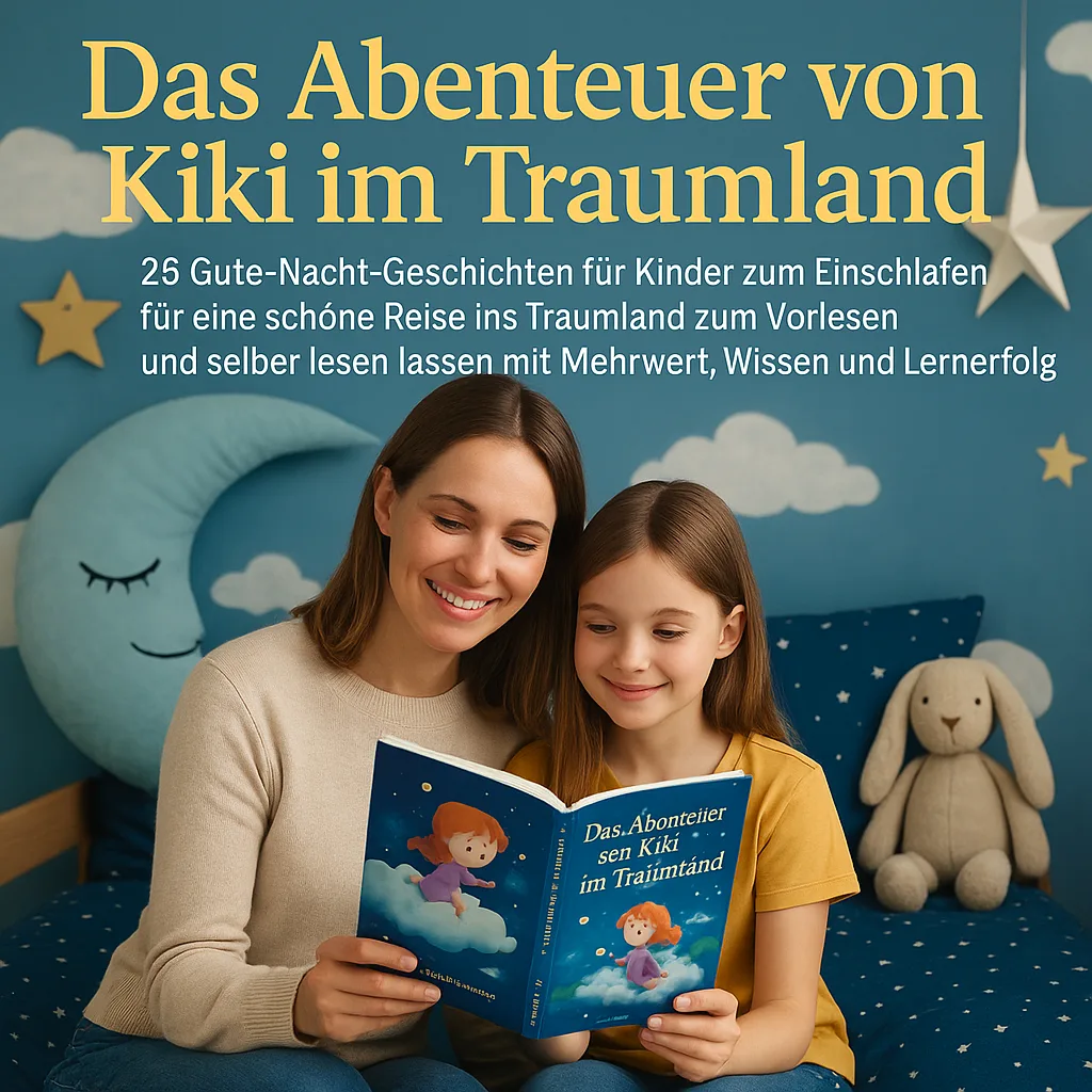 Das Abenteuer von Kiki im Traumland. 26 Gute Nacht Geschichten für Kinder zum Einschlafen für eine schöne Reise ins Traumland zum Vorlesen und selber lesen lassen mit Mehrwert, Wissen und Lernerfolg Buch von Markus Flicker