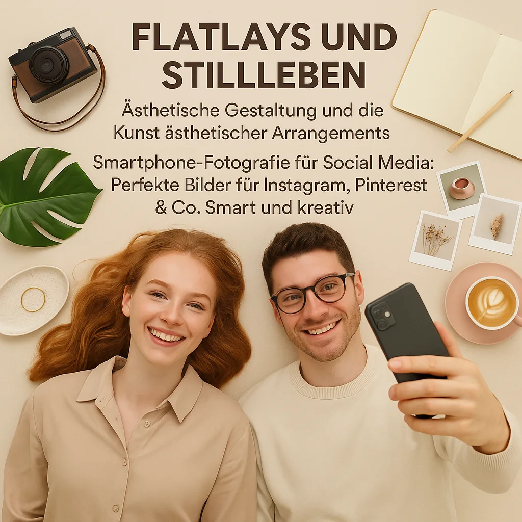 Flatlays und Stillleben: Ästhetische Gestaltung und die Kunst ästhetischer Arrangements. Smartphone-Fotografie für Social Media: Perfekte Bilder für Instagram, Pinterest & Co. Smart und kreativ.