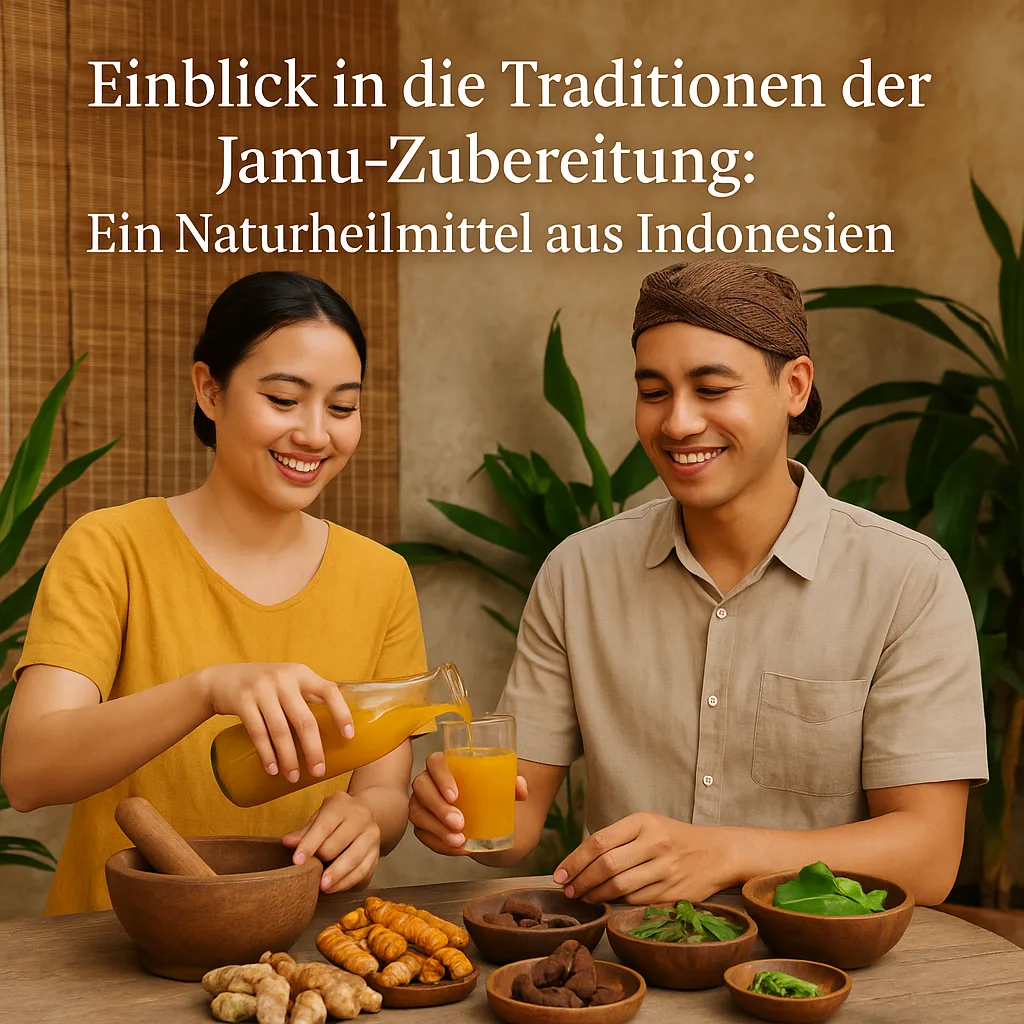 Einblick in die Traditionen der Jamu-Zubereitung: Ein Naturheilmittel aus Indonesien