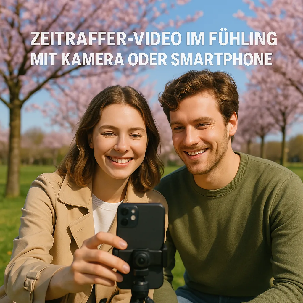 Zeitraffer Video im Frühling mit Kamera oder Smartphone. Fotografieren und Filmen mit dem Smartphone: Bessere Fotos und Videos mit dem Handy für Freizeit, Hobby und Business Zeitraffer Video im Frühling mit Kamera oder Smartphone. Fotografieren und Filmen mit dem Smartphone: Bessere Fotos und Videos mit dem Handy für Freizeit, Hobby und Business