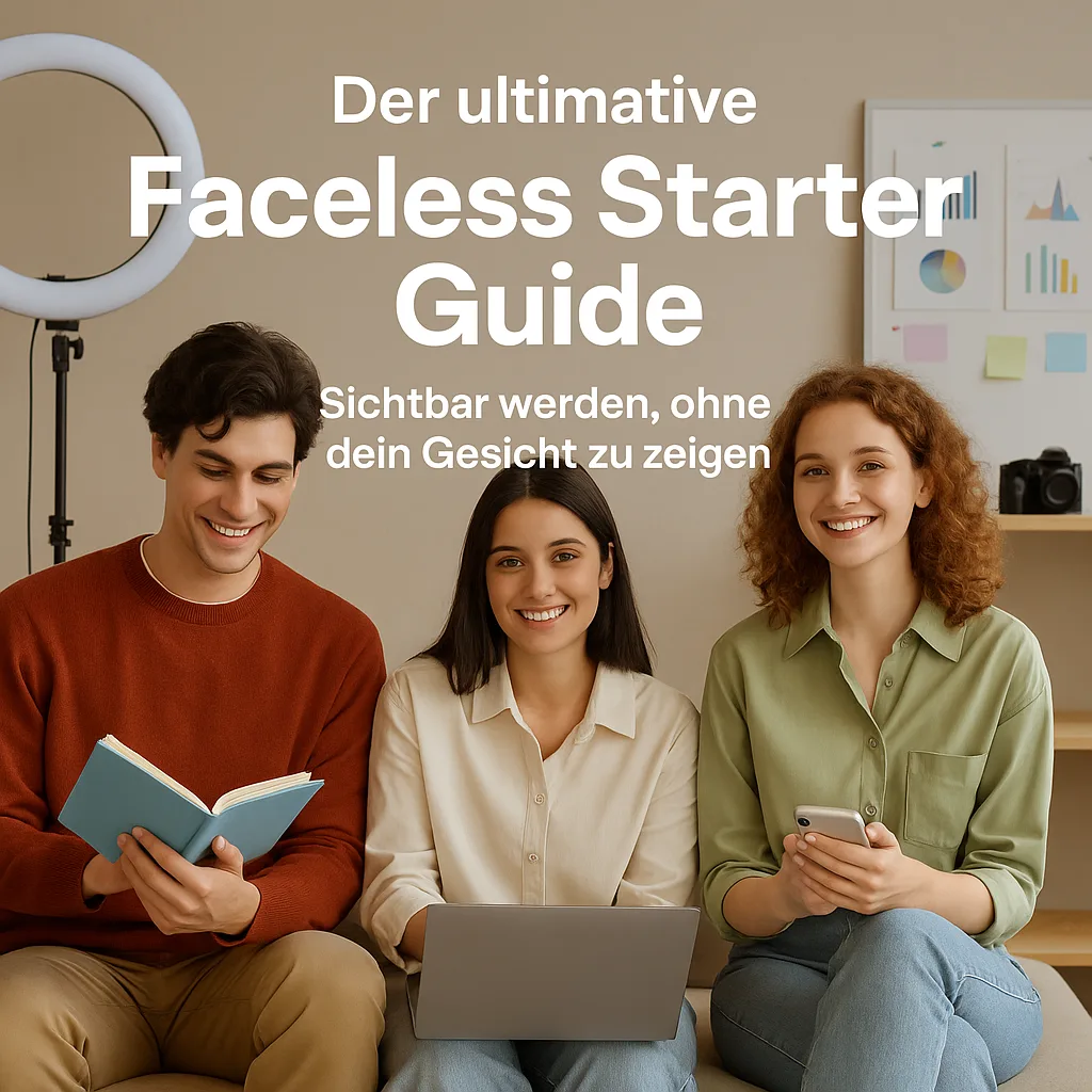 Der ultimative Faceless Starter Guide sichtbar werden, ohne dein Gesicht zu zeigen