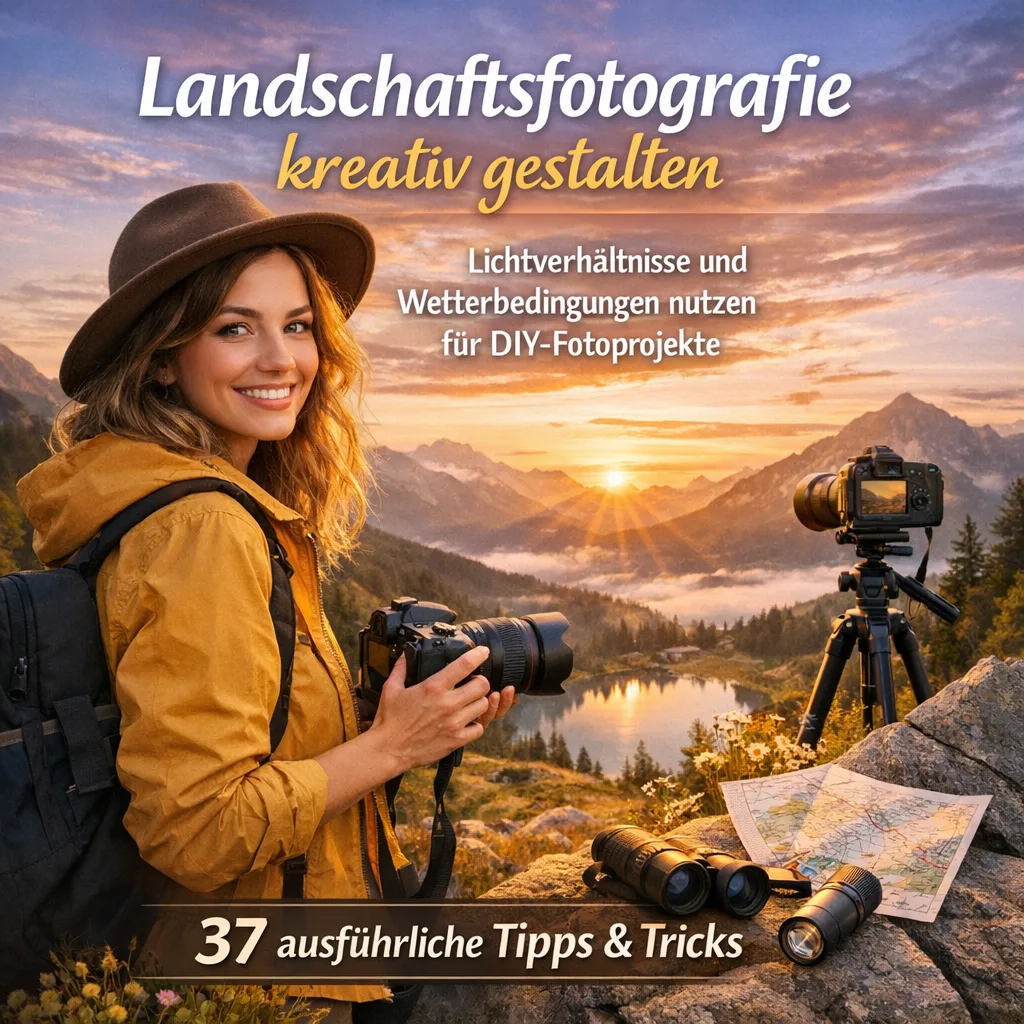 Landschaftsfotografie kreativ gestalten. Lichtverhältnisse und Wetterbedingungen nutzen für DIY-Fotoprojekte inkl. 37 ausführliche Tipps und Tricks