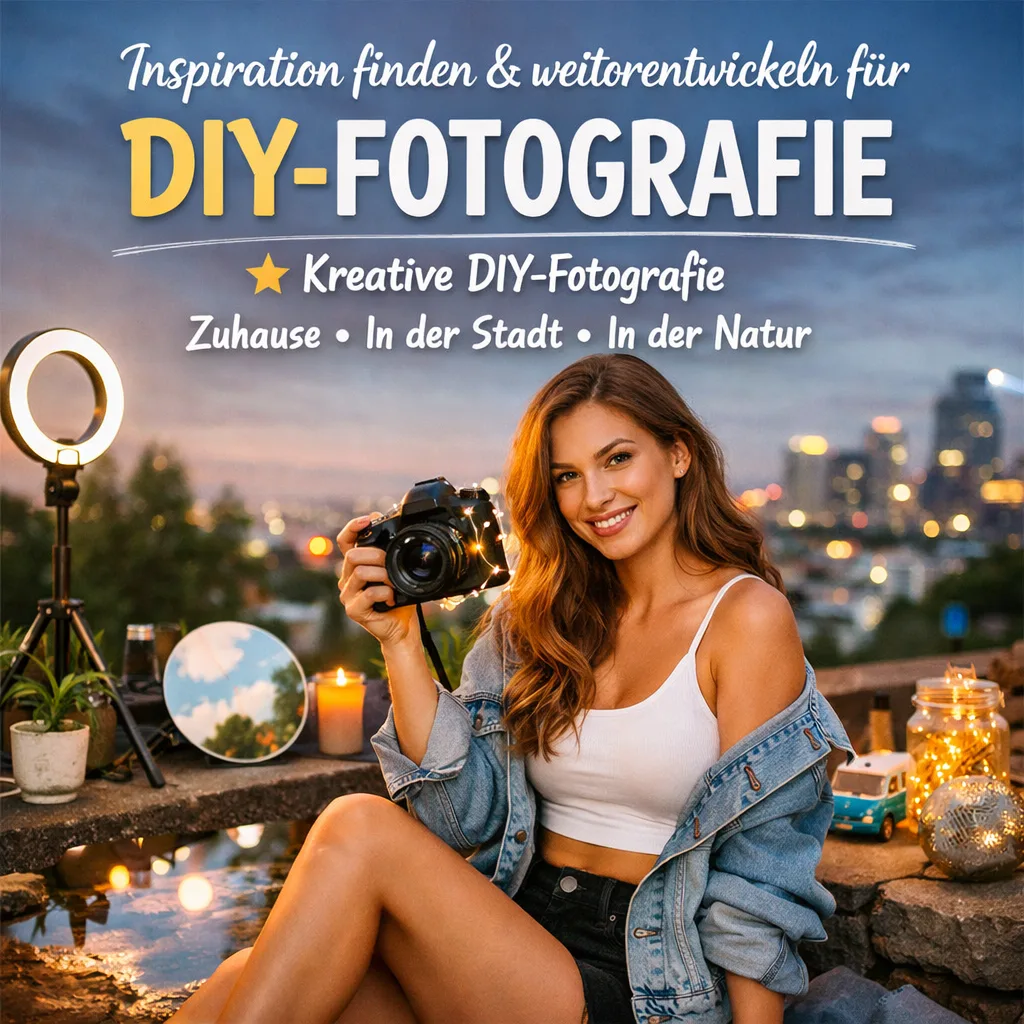 Mehr über den Artikel erfahren Inspiration finden und weiterentwickeln für DIY-Fotografie. Kreative DIY-Fotografie – Zuhause, in der Stadt und in der Natur inkl. 17 Punkte Checkliste