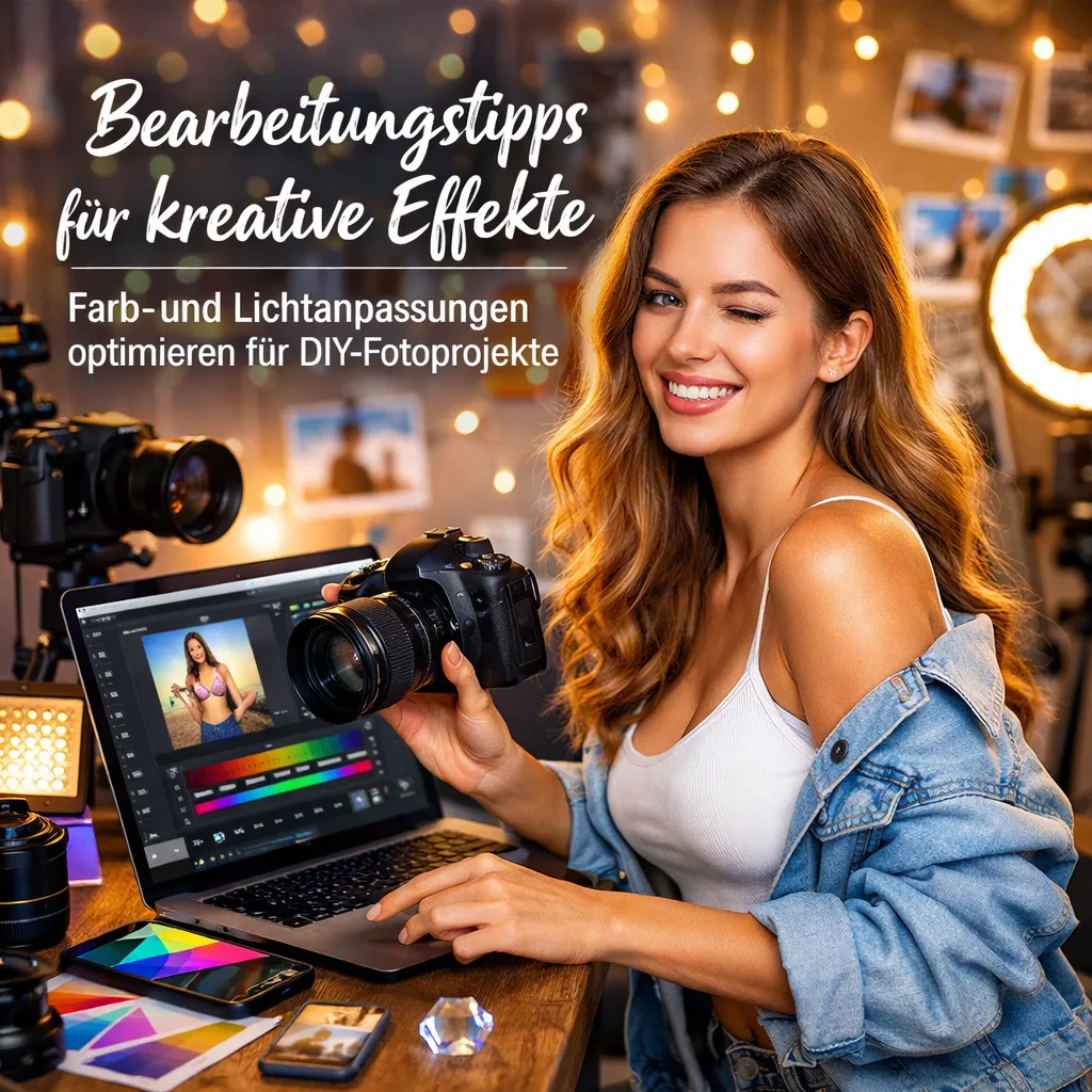 Bearbeitungstipps für kreative Effekte. Farb- und Lichtanpassungen optimieren für DIY-Fotoprojekte inkl. 37 Tipps und Tricks