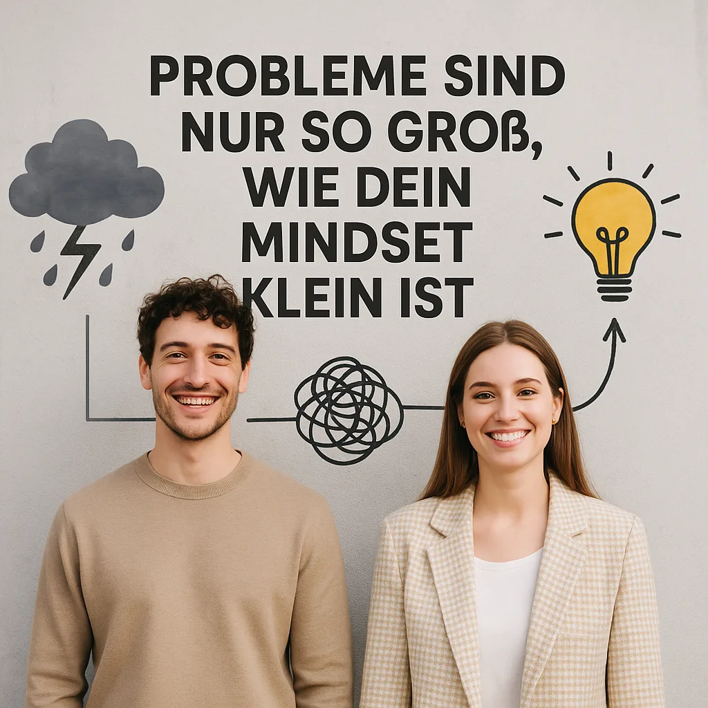 Probleme sind nur so groß, wie dein Mindset klein ist