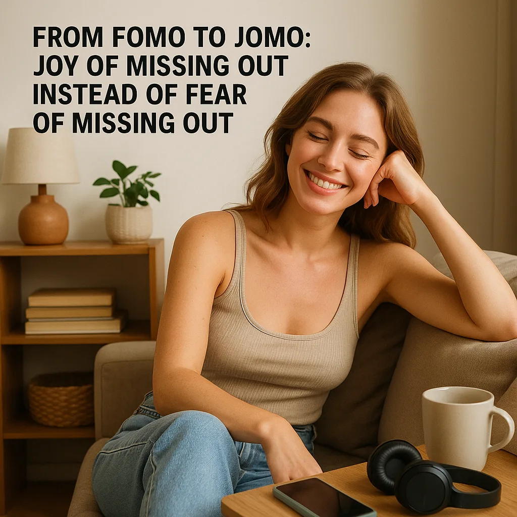 Von FOMO zu JOMO: Joy of Missing Out statt Fear of missing out inkl. 10 Tipps und Tricks