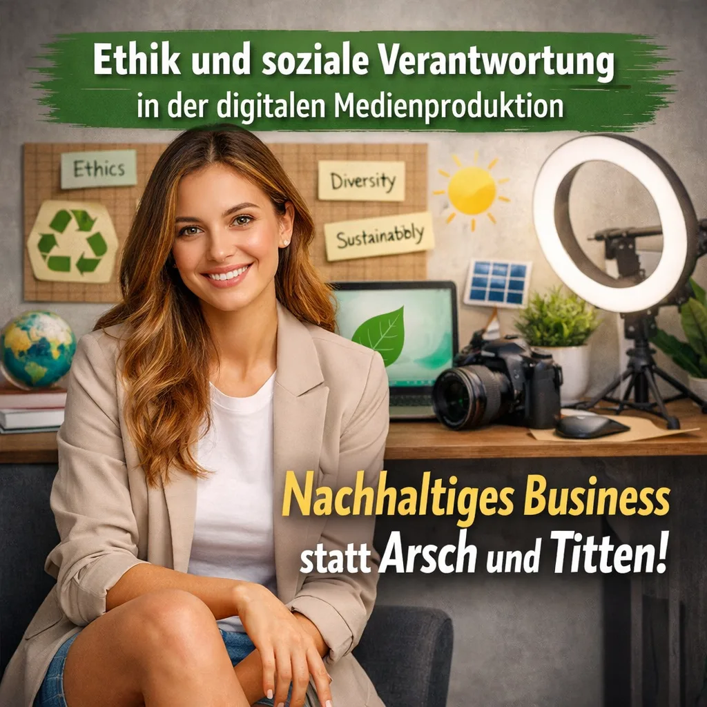 Ethik und soziale Verantwortung in der digitalen Medienproduktion. Nachhaltiges Business statt Arsch und Titten! Inkl. 4 Tipps und Tricks Ethik und soziale Verantwortung in der digitalen Medienproduktion. Nachhaltiges Business statt Arsch und Titten! Inkl. 4 Tipps und Tricks